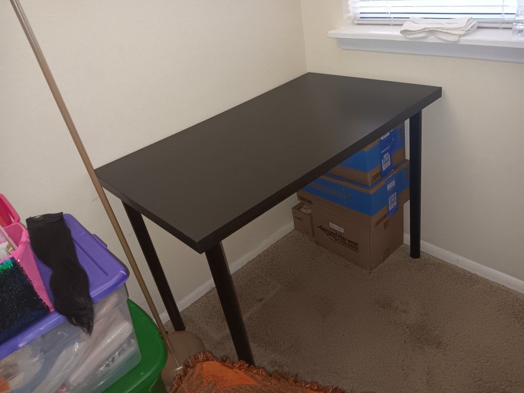 Black Computer Desk From IKEA Like New