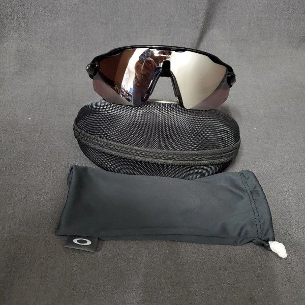 Oakley Radar EV Advancer Sunglasses, Polished Black Frame, Prizm Snow Black Lens