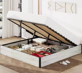 King size bed frame w storage