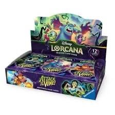 Disney lorcana attack of the vine booster box