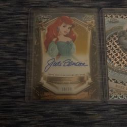 Disney Signed/ SpongeBob Numbered Card