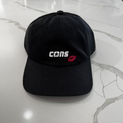 Converse Cons Love Lips Black Strapback Baseball Cap Hat