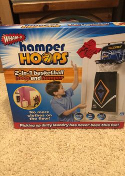Hamper Hoops Basket Ball and Laundry Hamper