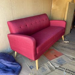 Red Loveseat