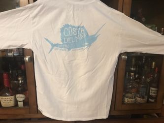 Costa Fishing T Shirt Large Long Sleeve Pre Owned
