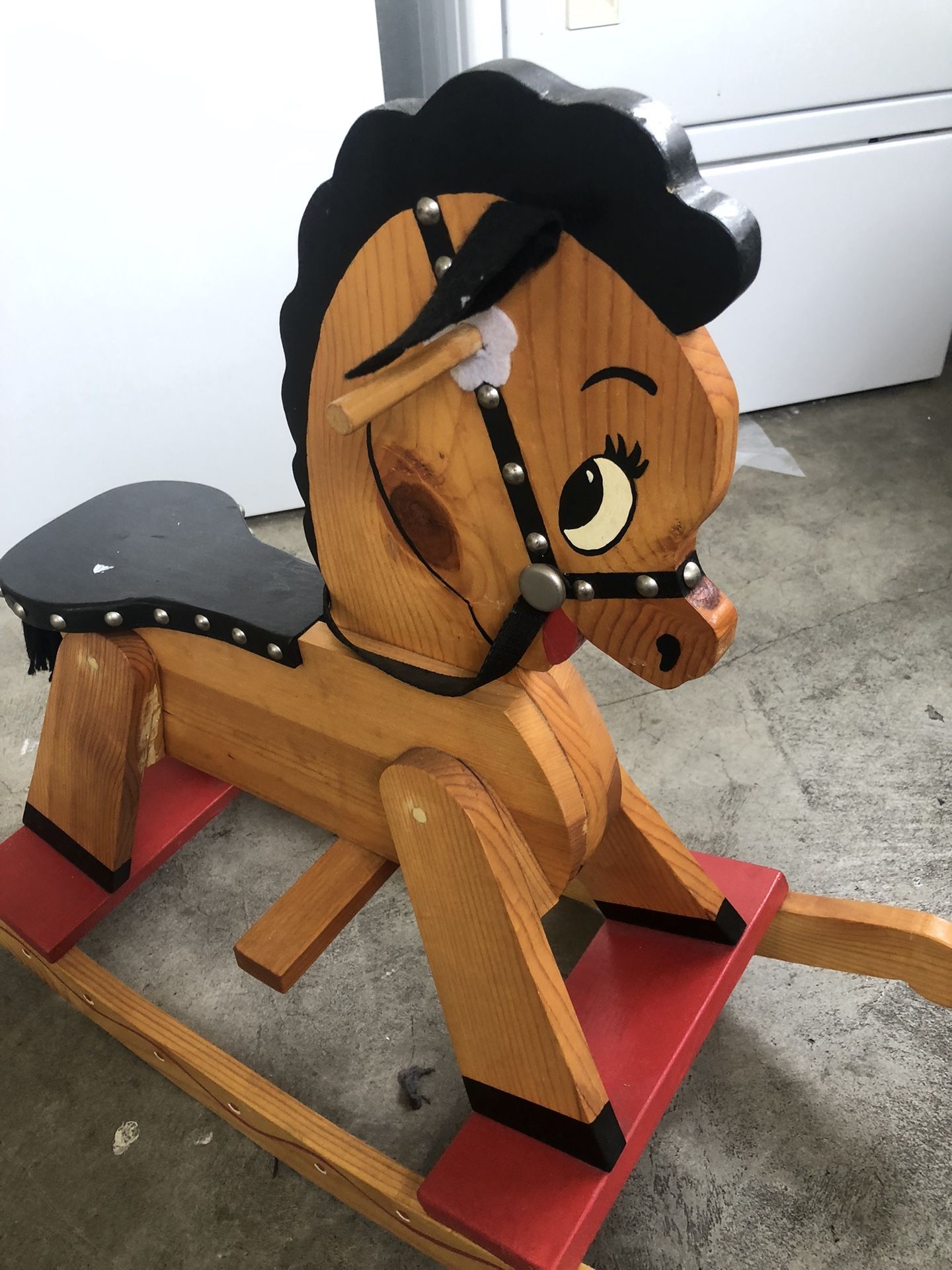 Rocking Horse For toddler.  Hand Made Custom