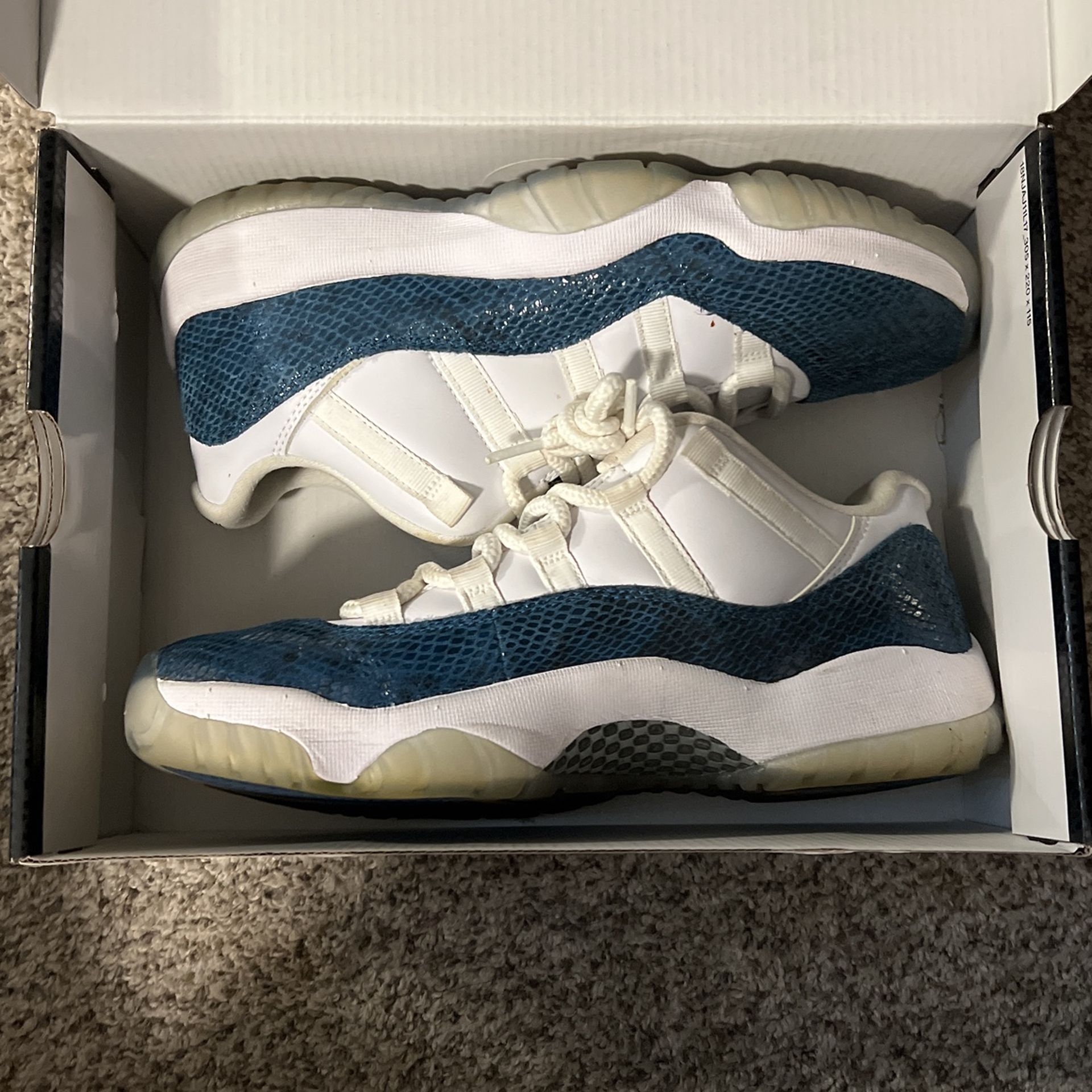 Jordan Retro 11’s Low Snake Skin