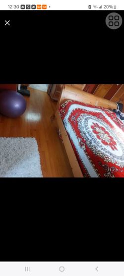 SLED WOOD BED-King Size