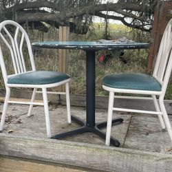 Table and chairs