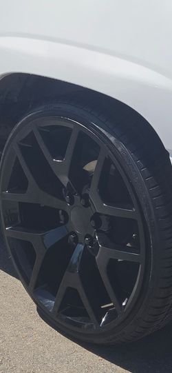 24 in black rims