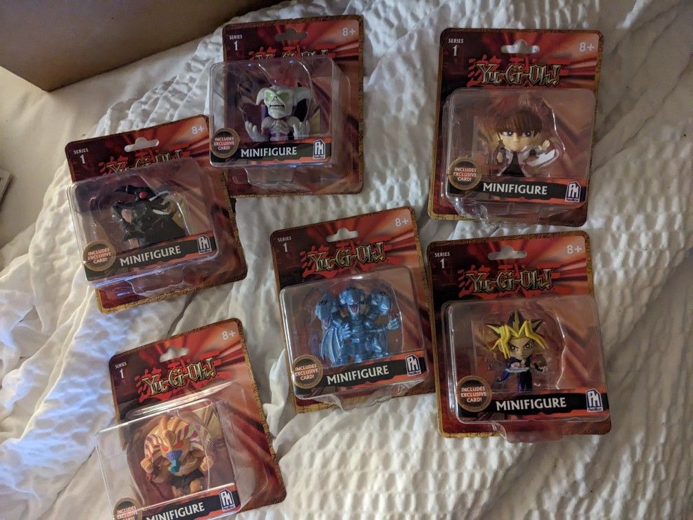 YuGiOh MiniFigure PhatMojo Series 1 Complete 6 Figure Set