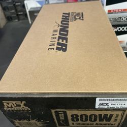 MTX Marine 4 Channel Amplifier Brand New 800 Watts