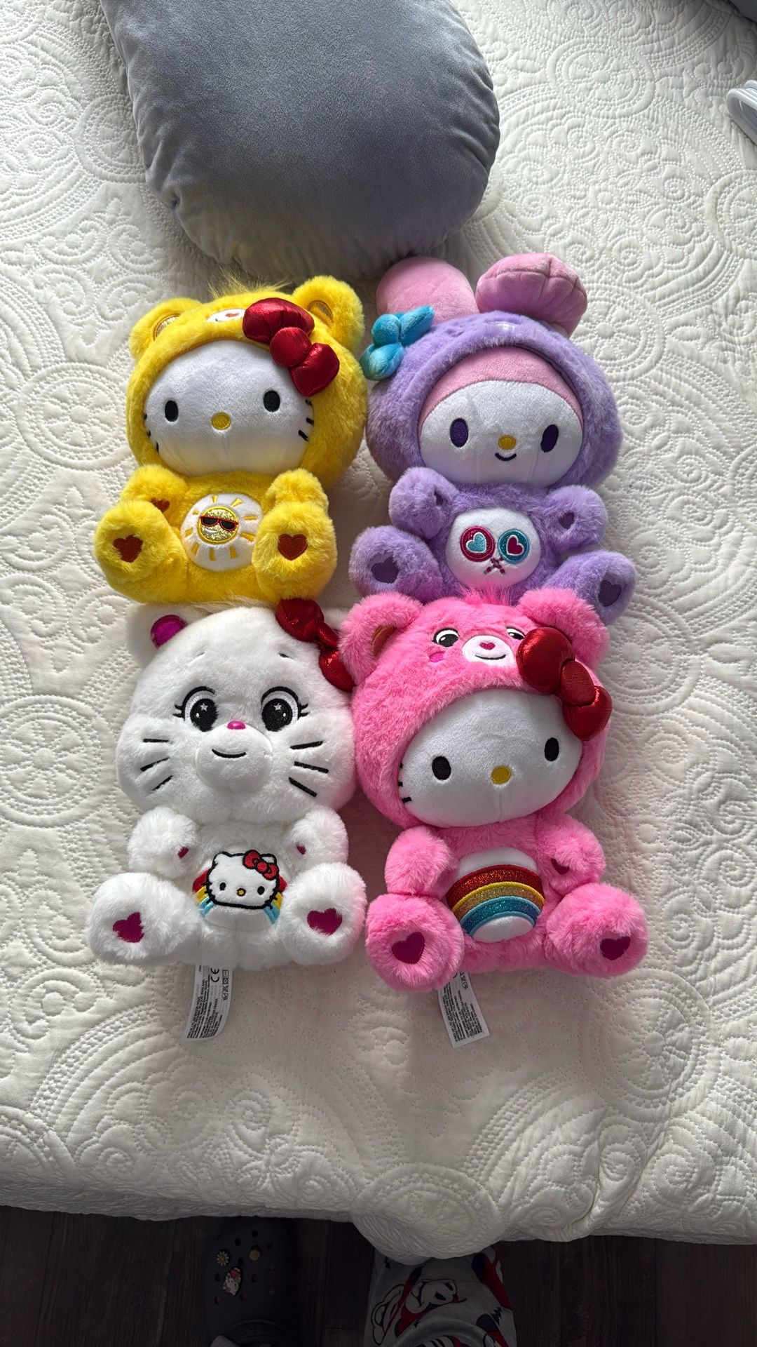 Hello Kitty X Care Bears Plushies