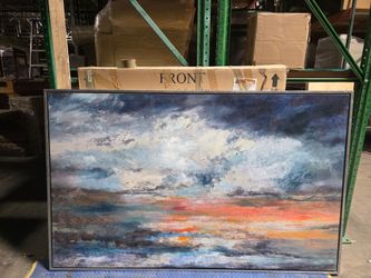 High End Painting "Bleu Sunset"