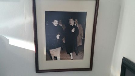 1954 Original Black & White photo of Marilyn Monroe and Joe DiMaggio