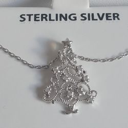 Diamonds Christmas Tree Necklace