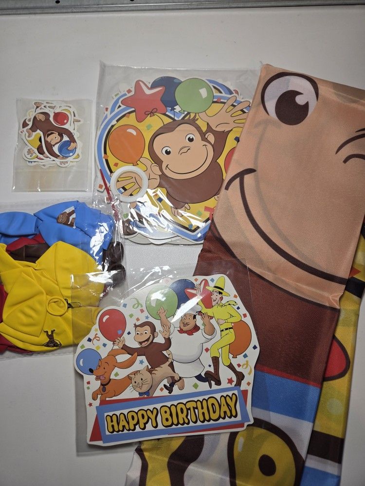Curious George Birthday Party Supplies 31 PCS