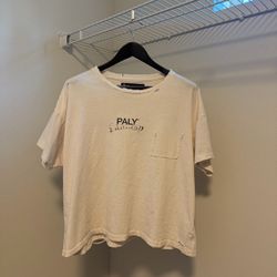 Paly Hollywood Off White White Core Vintage Tee