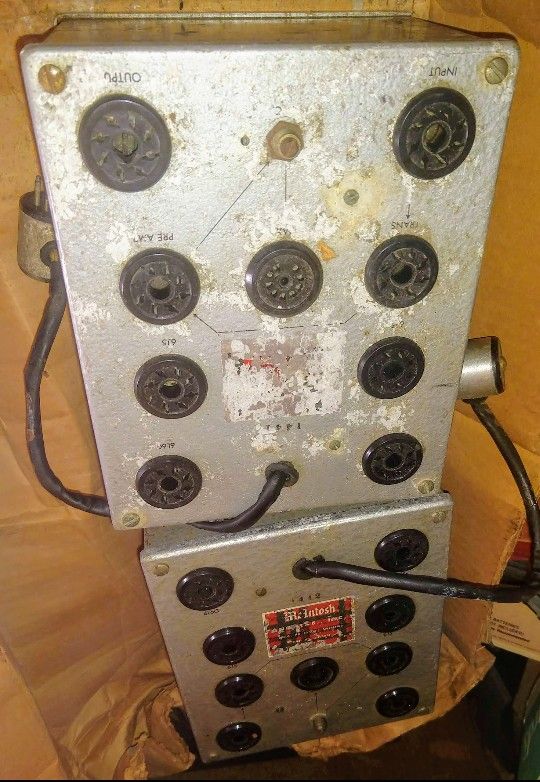 Pair Consecutive Serial Number McIntosh 50w-2 Tube Power Amplifiers