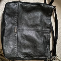 Coach Leather Pebble Park Hobo Bag And Matching Wallet