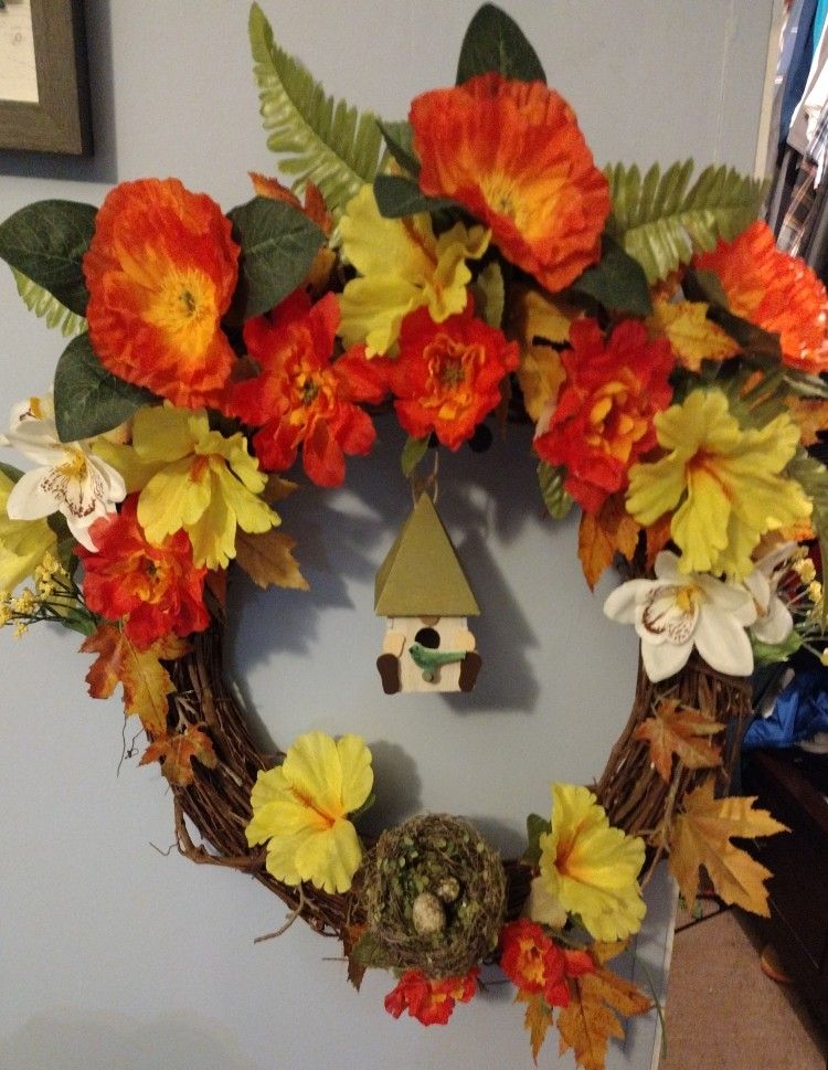 Fall Door Wreath