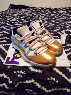 Selling My Gold 11s Size9.5 To Someone That May Miss Them When It Came Out And Don't Really Have The Funds Or Here You Go Your Opportunity To Get Them