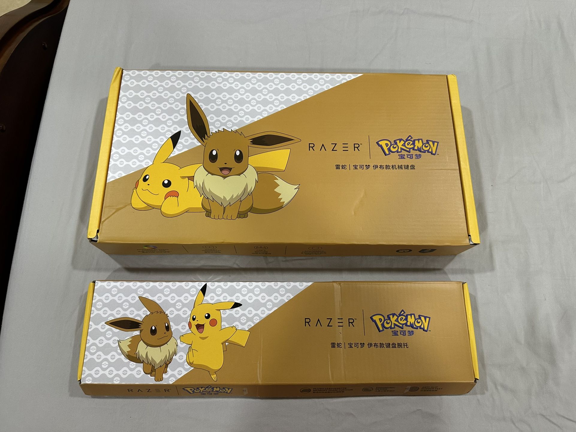 Razer Pokémon Eevee BlackWidow TKL Mechanical Keyboard Green Switch Wired Used