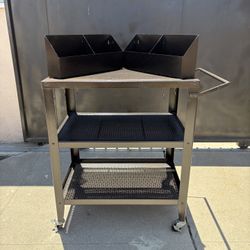 BBQ grill cart