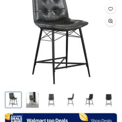 6 Leather Chairs New