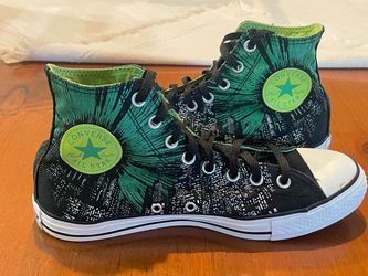 Converse Chuck Taylor All Star Green Lantern High Top Canvas Sneakers US M8 W10