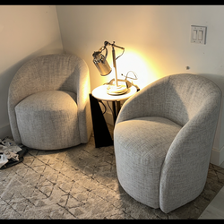 New chairs and table