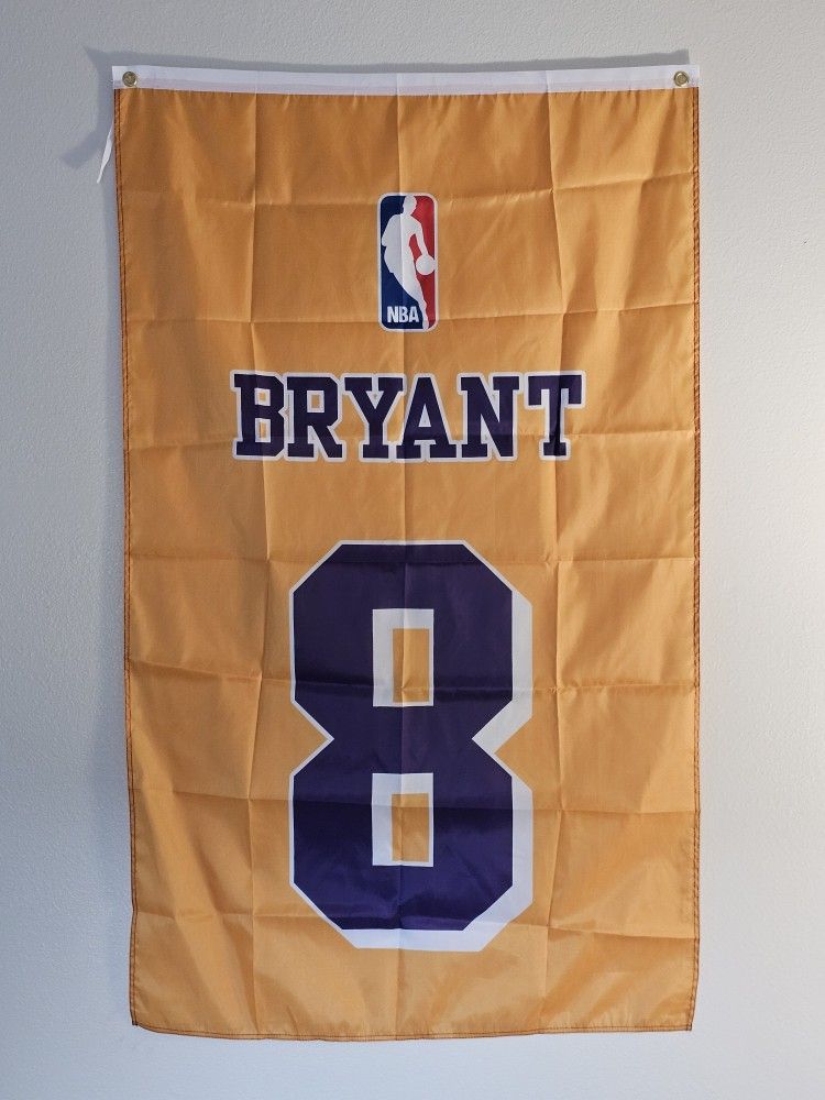 New NBA Los Angeles Lakers Kobe Bryant Flag 3X5 