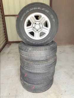 16” Goodyear Wrangler ST P225/75R16 Jeep Wrangler Tires Rims