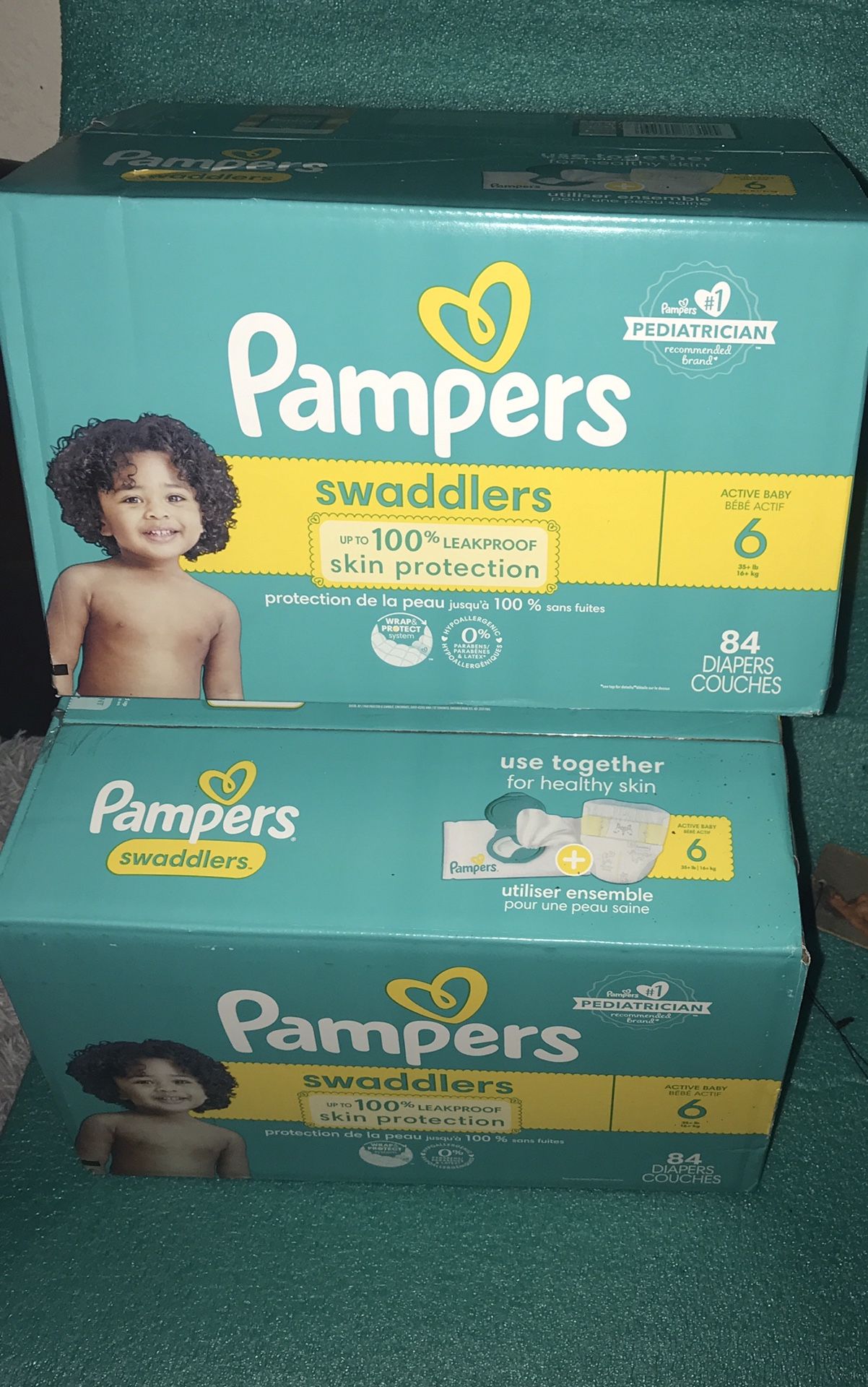 1-7 Size Baby Diapers Brand New 84count