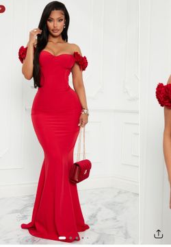 Red Gown Prom Dress Vestido