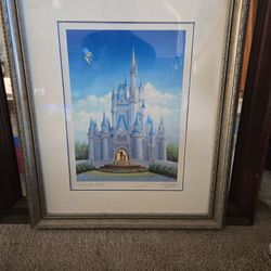 Cinderella Castle Framed Art