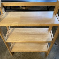 Wood Three shelf Bookcase