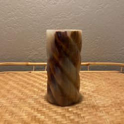 Boho Natural Stone Candle Holder
