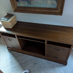 Solid Walnut Credenza. Hand Crafted. 