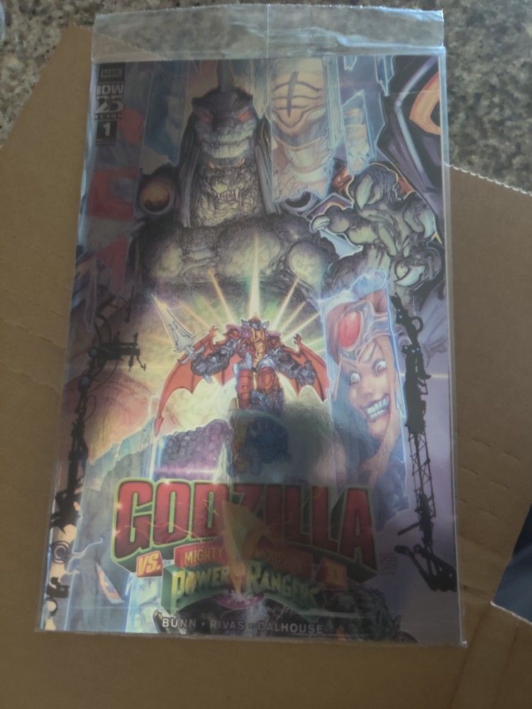 Godzilla Vs Power Rangers #2 Comic