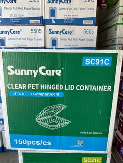 8x8 and 9x9 clear Containers