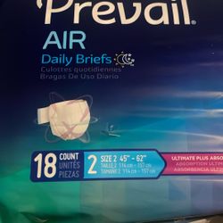 Adult briefs 18 count in a pack