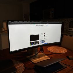 Dell Curved P3421W Monitor 3440 x 1440
