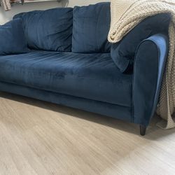 Ashely Home Furniture Dark Blue Couch