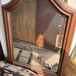 Wooden Wall Mirror