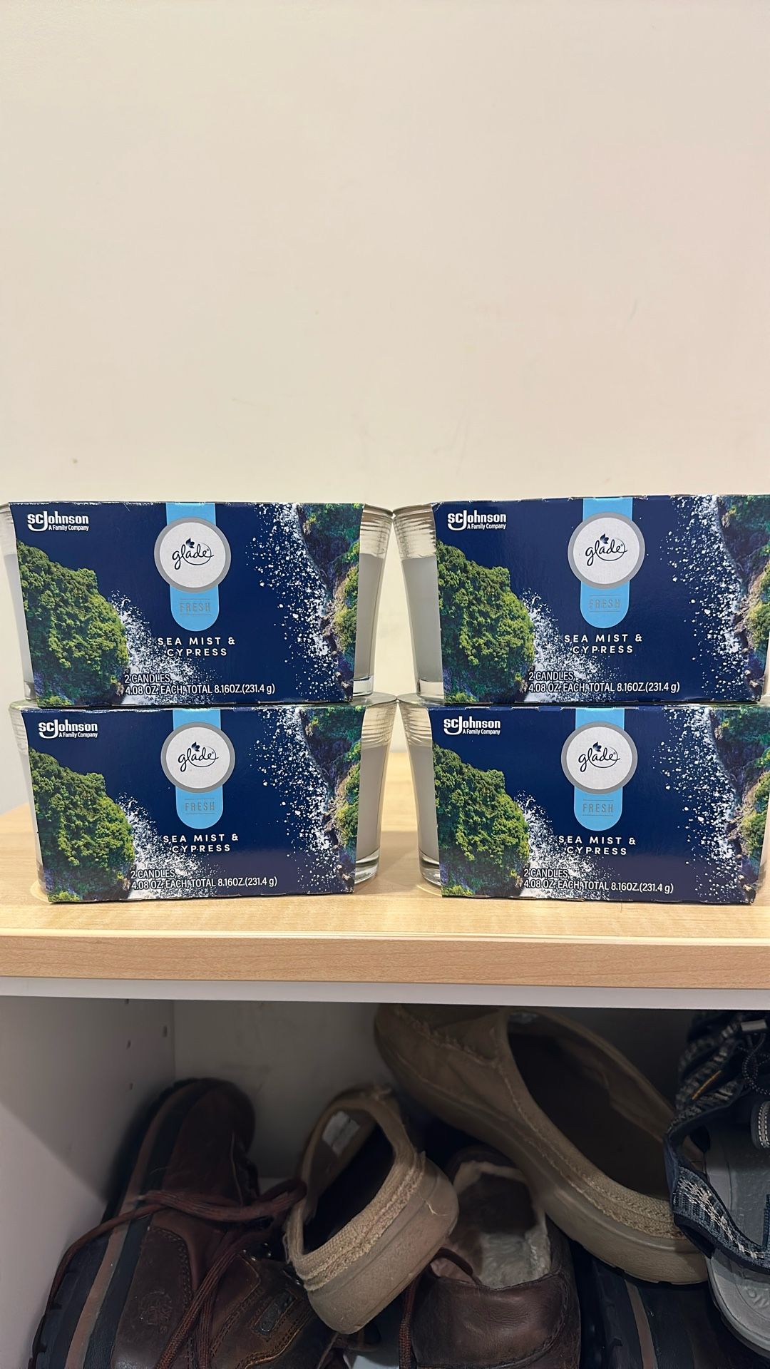 2-pack Glade candles 8.16 oz: $5 each