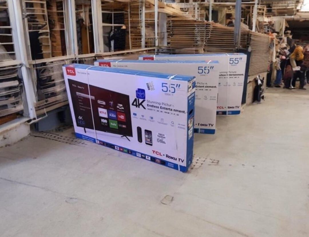 HD176 55” TCL smart 4k Roku led tv