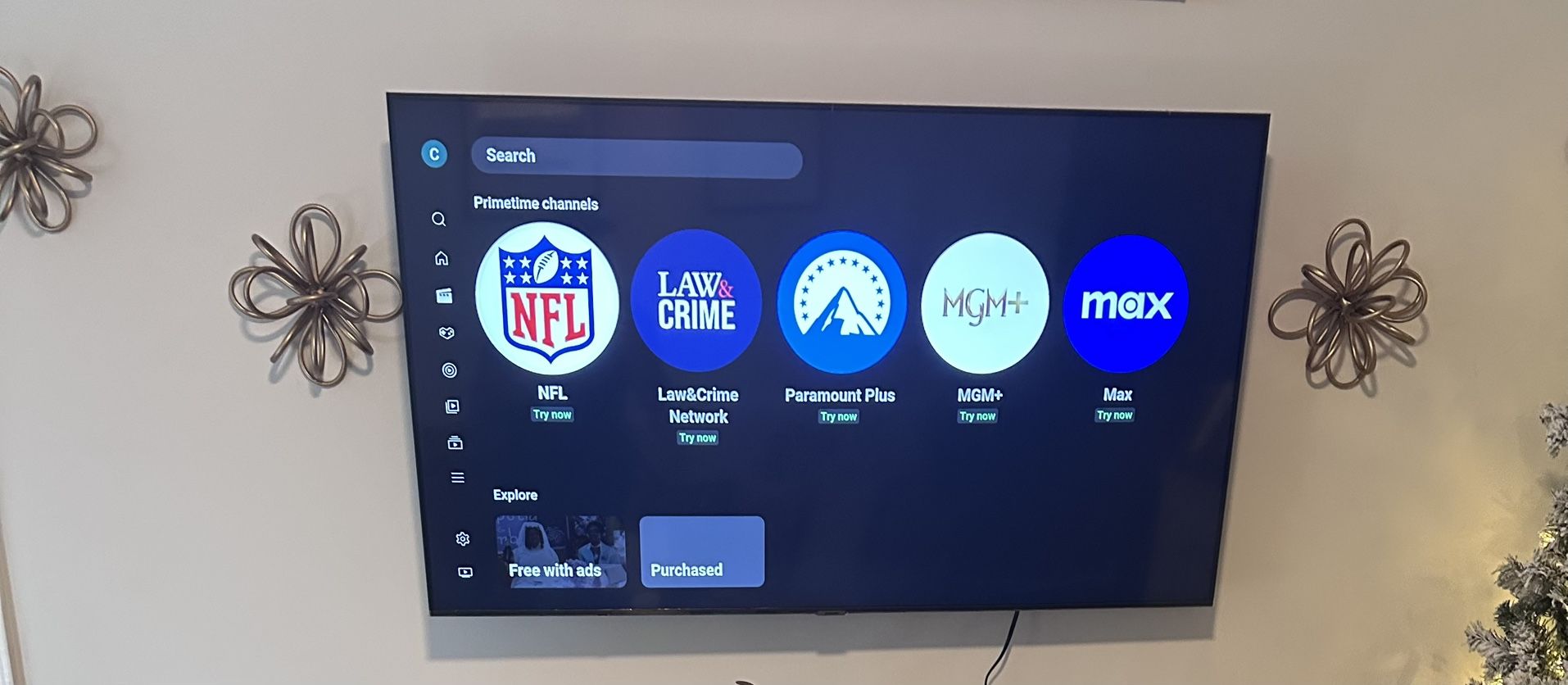 Samsung 55” Smart TV