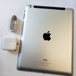 iPad 4, Wi-Fi Internet Access,  ICloud Unlocked,  Excellent Condition. 