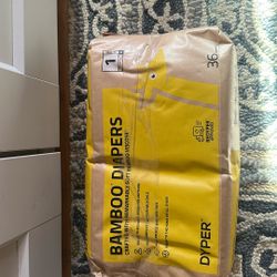 Size 1 Diapers Bamboo Diaper Dyper $7 Each.  (2 Available)